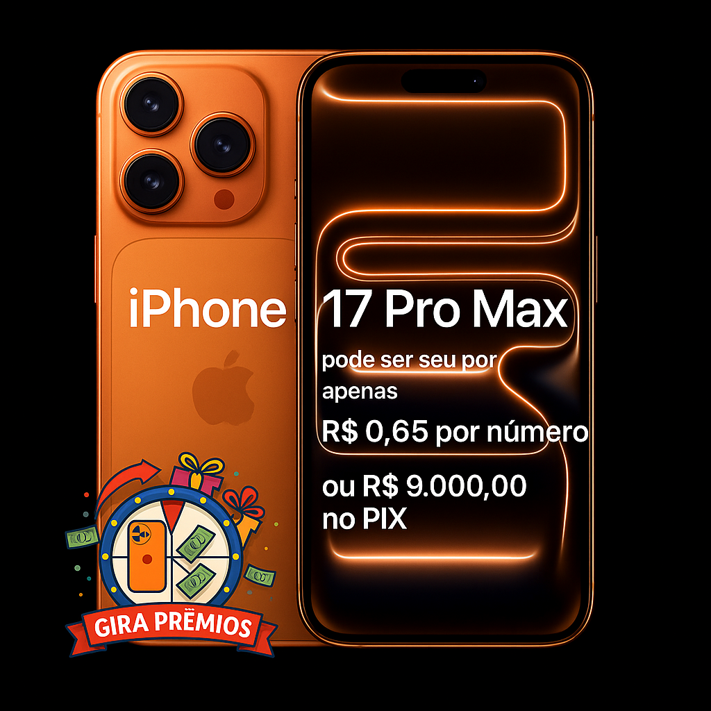 Prêmio (iPhone 17 Pro Max)
